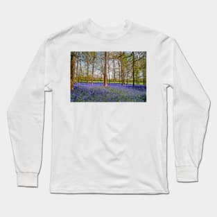 Bluebell Woods Greys Court England UK Long Sleeve T-Shirt